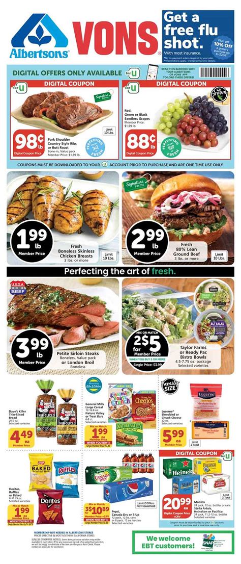 Vons ad next week - Are you tired of spending hours each week searching for the best deals on groceries? Look no further than the Winn Dixie Grocery Store Weekly Ad. This handy tool is designed to hel...